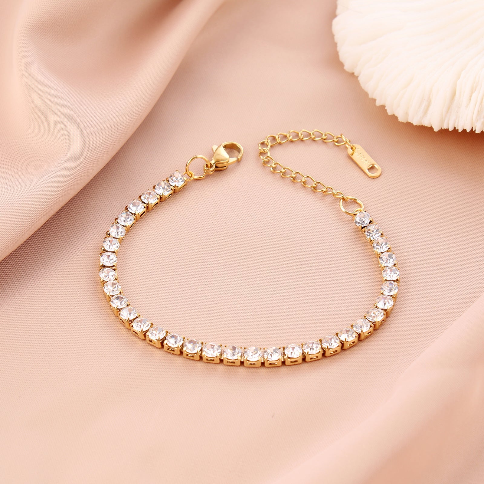 Wholesale Micro Paved Zircon Bracelets OLY-BT-LongR001